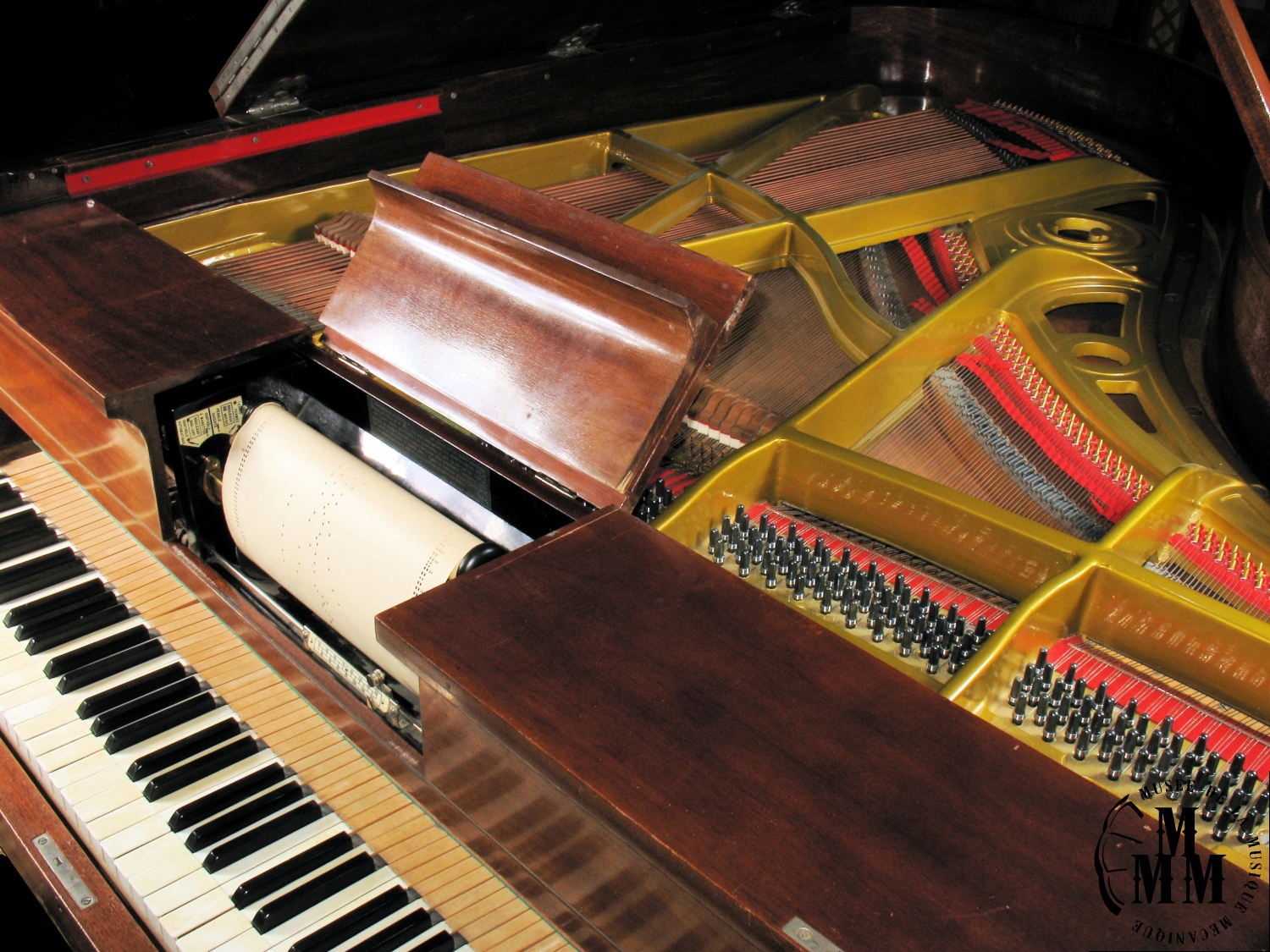 Piano « duo-art » électrique